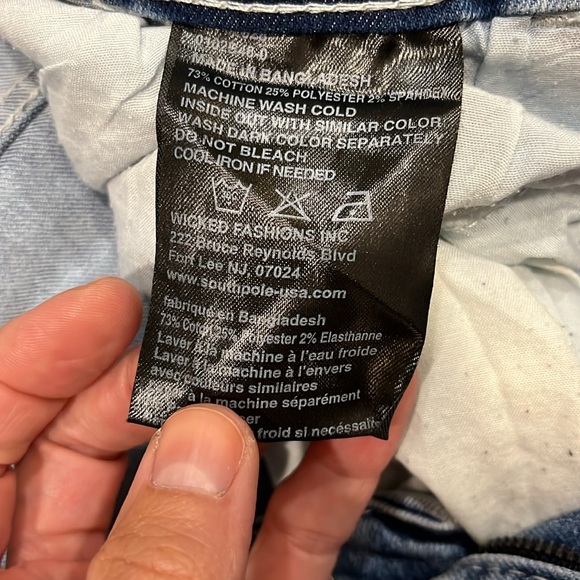 SOUTH POLE Moto Skinny Jeans - Picture 6 of 6